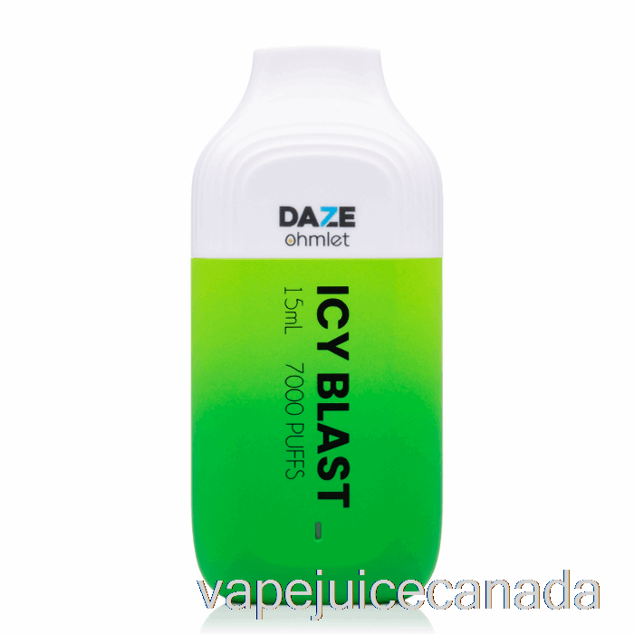 Vape Disposable Canada 7 Daze OHMLET 7000 Disposable Icy Blast